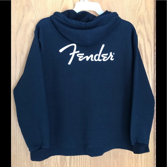 Fender Tops - Fender Women’s Full Zip Sweatshirt Hooded XL